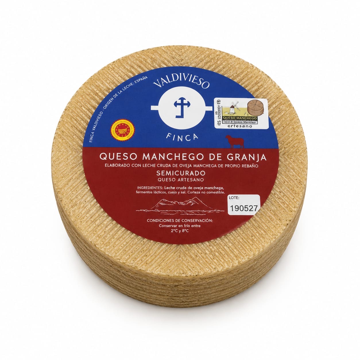 Cuña de Queso Semicurado Valdivieso 500gr. Aprox