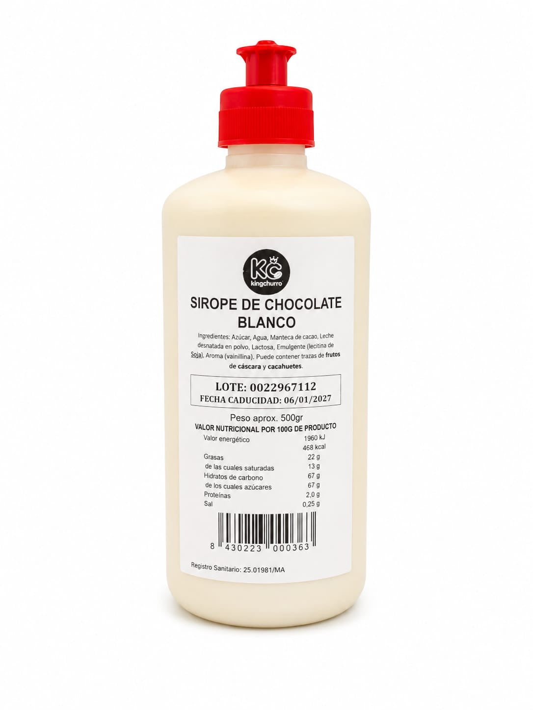 Sirope Chocolate Avellana