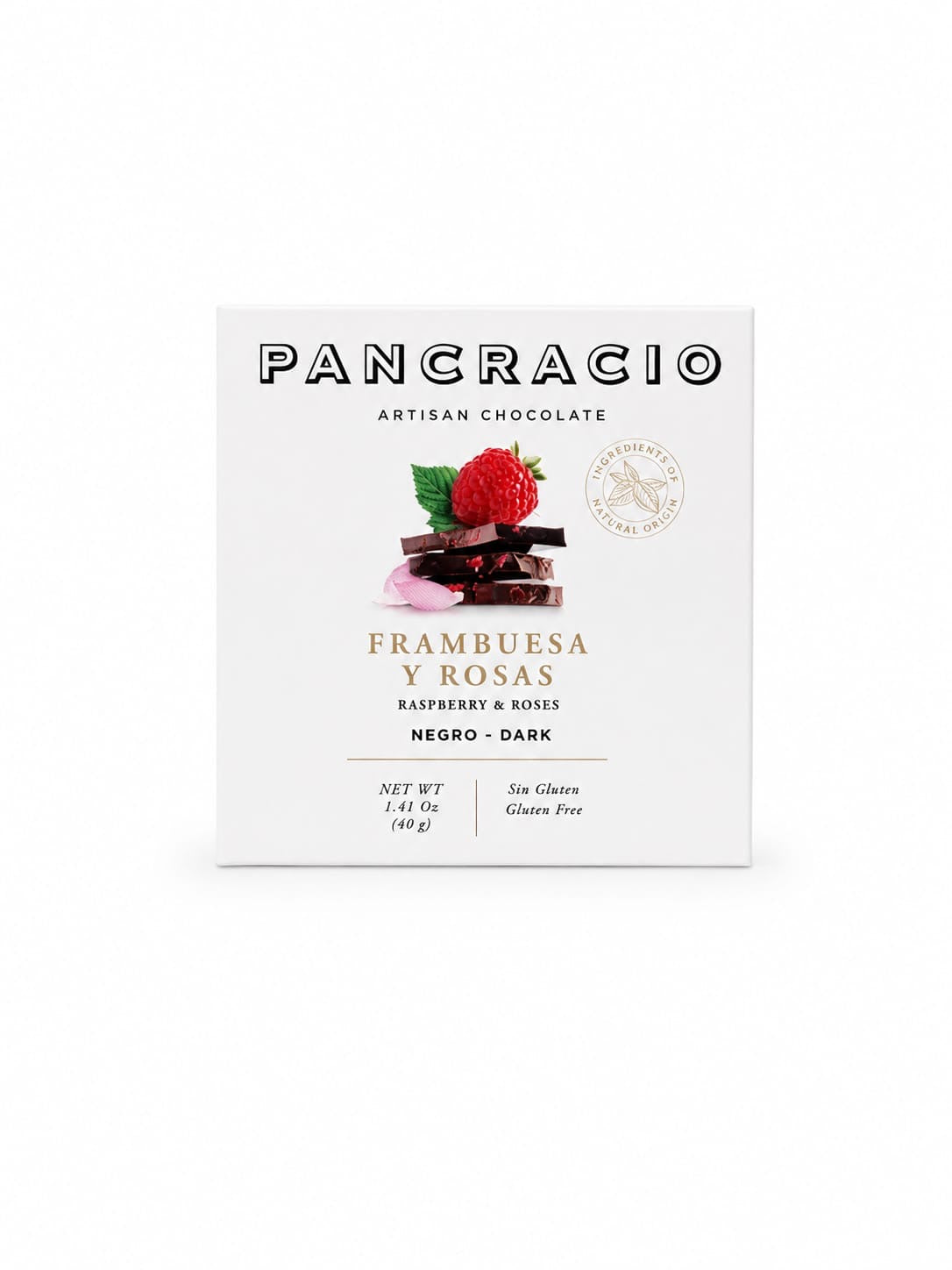 Artisan Chocolate Frambuesa y Rosas Pancracio