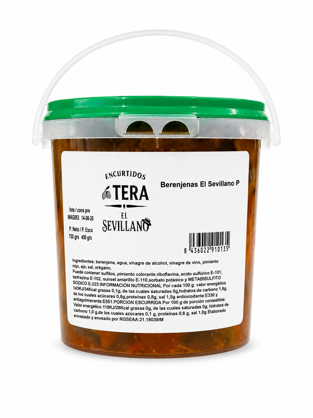 Berenjenas 600gr Tera