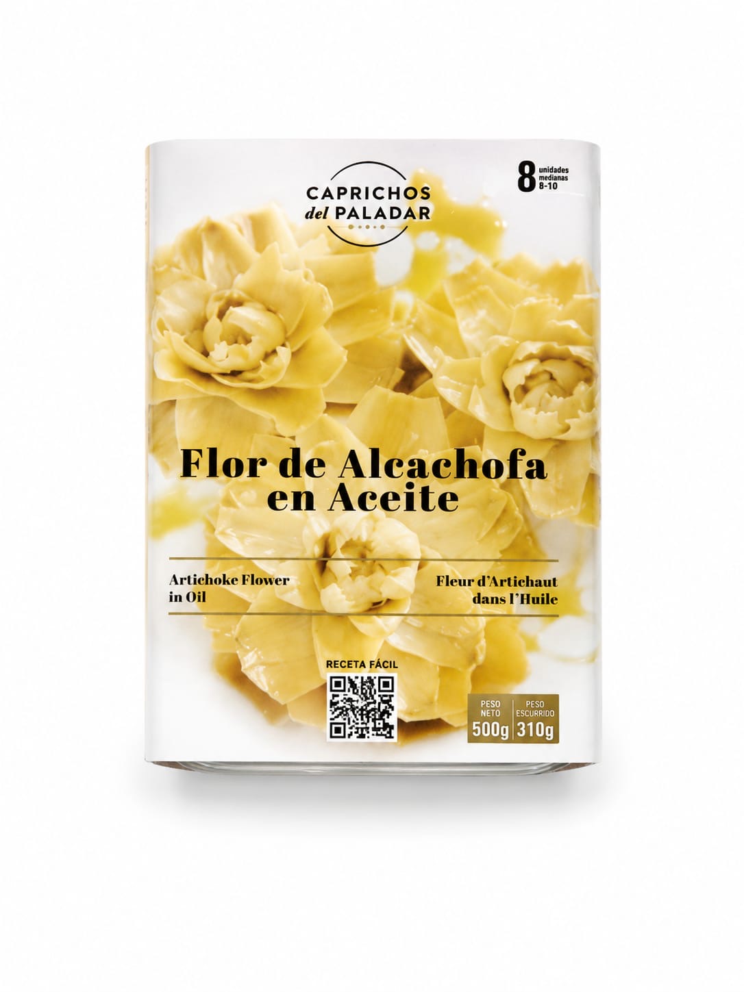 Flor de alcachofa en Aceite