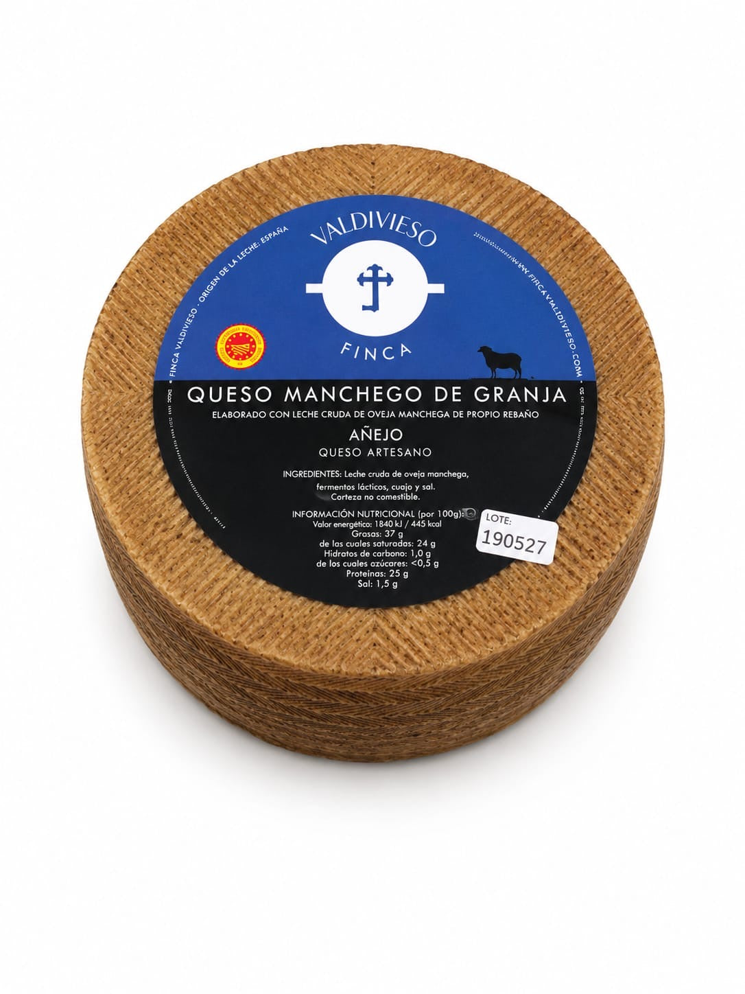 Cuña de Queso Añejo Valdivieso 500gr. Aprox