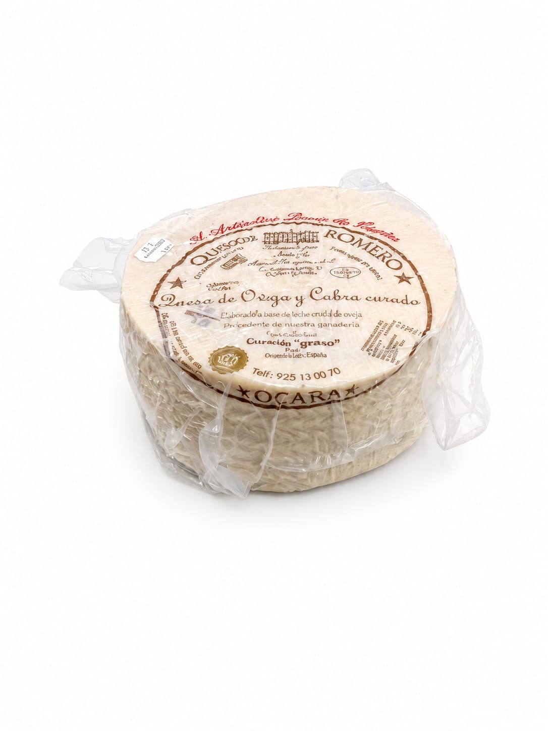 Cuña de Queso Ocaña Aceite escurrido 500gr. Aprox