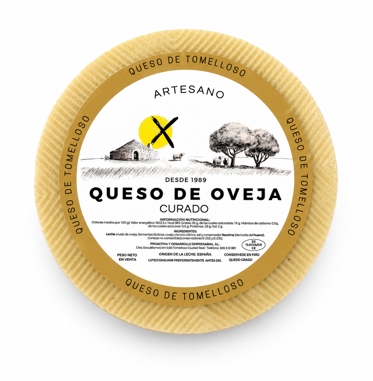 Queso de Oveja Curado Ganaderos Manchegos